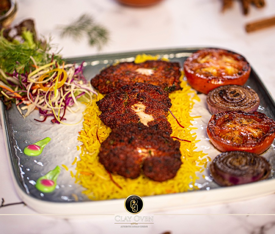 MUTTON TIKKA WITH SAFFRON RICE